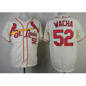 St. Louis Cardinals #52 Michael Wacha Cream Jersey