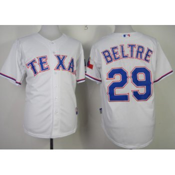 Texas Rangers #29 Adrian Beltre 2014 White Jersey