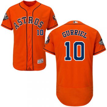 Astros #10 Yuli Gurriel Orange Flexbase Authentic Collection 2019 World Series Bound Stitched Baseball Jersey