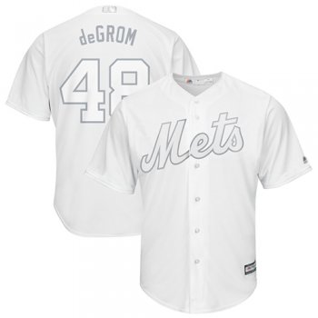 Mets #48 Jacob DeGrom White deGrom Players Weekend Cool Base Stitched Baseball Jersey