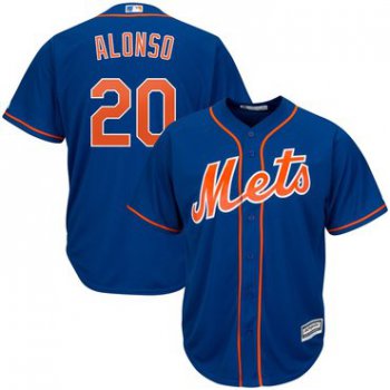 Men's New York Mets 20 Pete Alonso Royal Cool Base Jersey