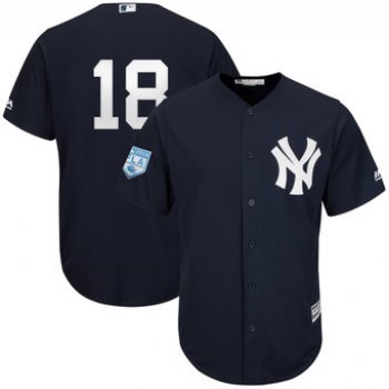 Men's New York Yankees 18 Didi Gregorius Majestic Navy 2019 Spring Training Cool Base Player Jersey