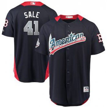 Men's American League #41 Chris Sale Majestic Navy 2018 MLB All-Star Game Home Run Derby Player Jersey