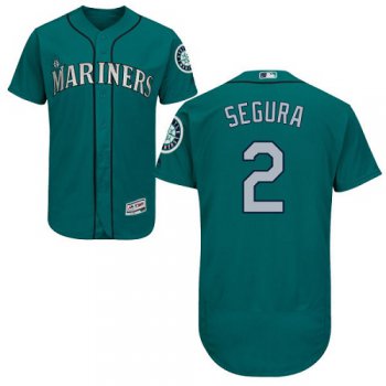 Seattle Mariners #2 Jean Segura Green Flexbase Authentic Collection Stitched Baseball Jersey