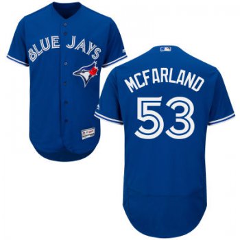 Men's Toronto Blue Jays #53 Blake McFarland Royal Blue 2016 Flexbase Majestic Baseball Jersey