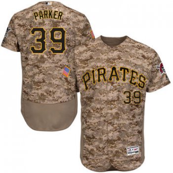 Pittsburgh Pirates #39 Dave Parker Retired Camo Collection 2016 Flexbase Majestic Baseball Jersey