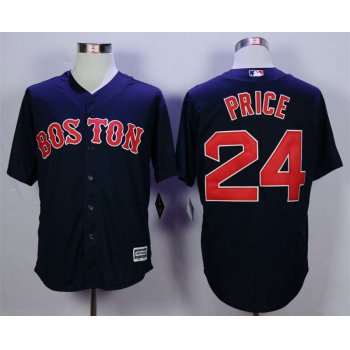 Men's Boston Red Sox #24 David Price Blue New Cool Base Jersey
