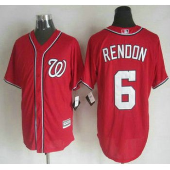 Men's Washington Nationals #6 Anthony Rendon Alternate Red 2015 MLB Cool Base Jersey