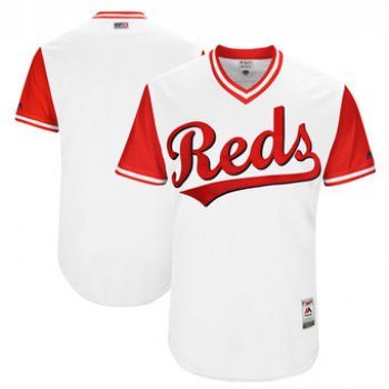 Men's Cincinnati Reds Majestic White 2017 Players Weekend Authentic Team Jersey