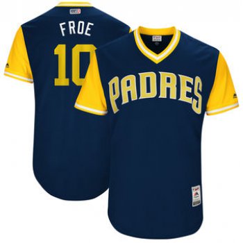 Men's San Diego Padres Hunter Renfroe Froe Majestic Navy 2017 Players Weekend Authentic Jersey
