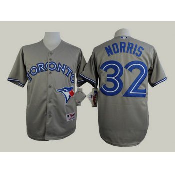 Men's Toronto Blue Jays #32 Daniel Norris Gray Jersey