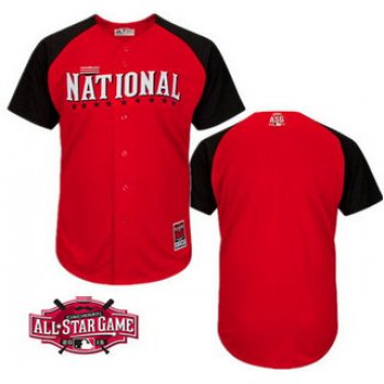 National League Blank 2015 MLB All-Star Red Jersey