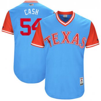 Men's Texas Rangers Andrew Cashner Cash Majestic Light Blue 2017 Players Weekend Authentic Jersey