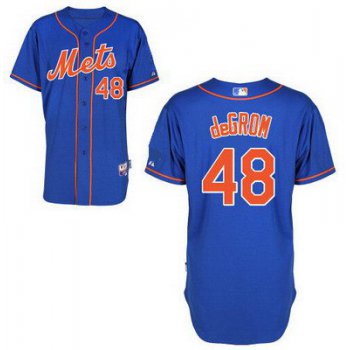 Men's New York Mets #48 Jacob DeGrom Blue Jersey