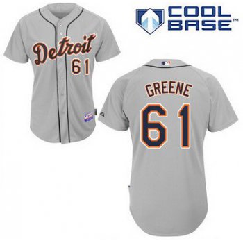 Detroit Tigers #61 Shane Greene Gray Jersey