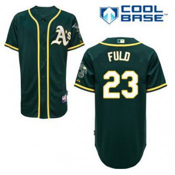 Oakland Athletics #23 Sam Fuld 2014 Dark Green Jersey