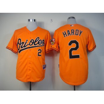 Baltimore Orioles #2 J.J. Hardy Orange Jersey