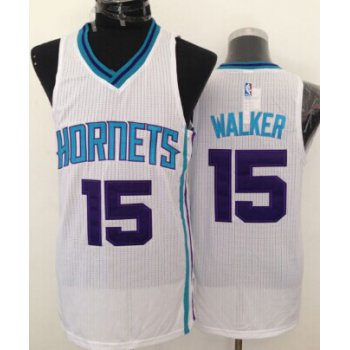 Charlotte Hornets #15 Kemba Walker White Swingman Jersey