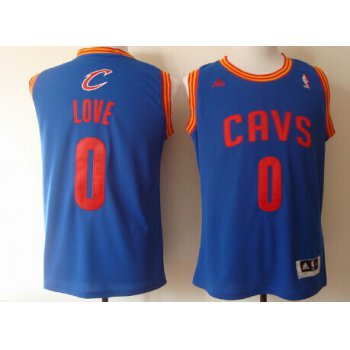 Cleveland Cavaliers #0 Kevin Love Revolution 30 Swingman Light Blue Jersey