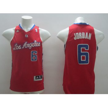 Los Angeles Clippers #6 DeAndre Jordan Revolution 30 Swingman Red Jersey