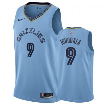Nike Grizzlies #9 Andre Iguodala Blue Statement Edition Men's NBA Jersey