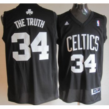 Boston Celtics #34 The Truth Black Fashion Jersey