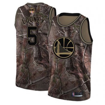 Warriors #5 Kevon Looney Camo 2019 Finals Bound Basketball Swingman Realtree Collection Jersey