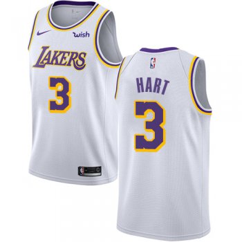 Men's Los Angeles Lakers #3 Josh Hart White Nike NBA Association Edition Authentic Jersey