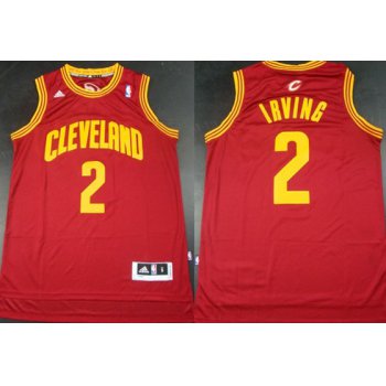 Cleveland Cavaliers #2 Kyrie Irving Revolution 30 Swingman Red Jersey