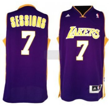 Los Angeles Lakers #7 Ramon Sessions Revolution 30 Swingman Purple Jersey