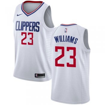 Nike Clippers #23 Louis Williams White NBA Swingman Association Edition Jersey