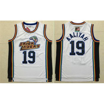 Bricklayers 19 Aaliyah White Movie Stitched Jersey