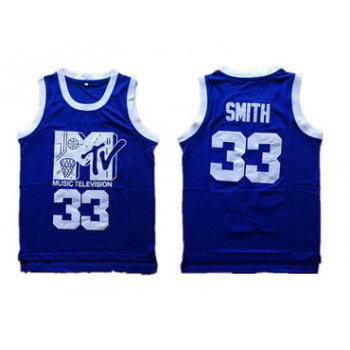 Music Television MTV 33 Will Smith Blue Stitched Movie Jersey