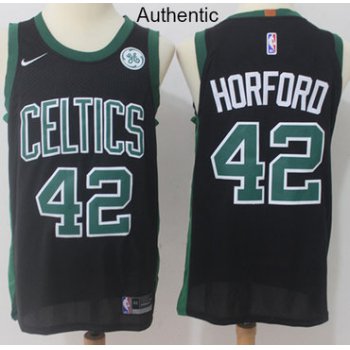 Nike Boston Celtics #42 Al Horford Black NBA Authentic Statement Edition Jersey