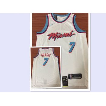 Nike Heat #7 Goran Dragic White NBA Swingman City Edition Jersey
