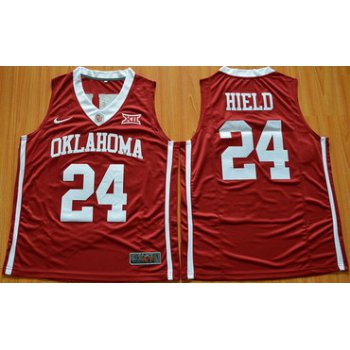 Men's Oklahoma Sooners #24 Buddy Heild Red 2016 College Basketball Nike Jersey