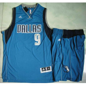 Dallas Mavericks #9 Rajon Rondo Revolution 30 Swingman 2014 New Light Blue Jersey Short Suits