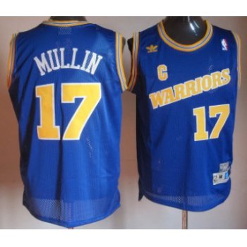 Golden State Warriors #17 Chris Mullin 1988-89 Blue Swingman Throwback Jersey