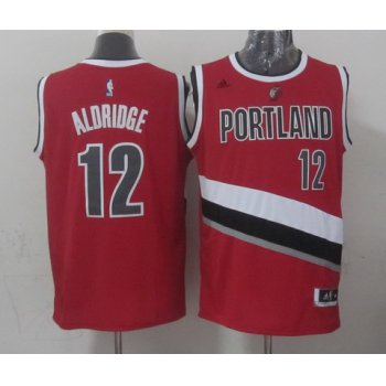 Portland Trail Blazers #12 LaMarcus Aldridge Revolution 30 Swingman 2014 New Red Jersey