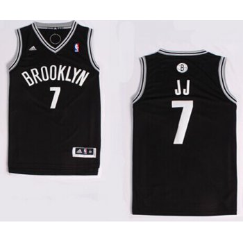 Brooklyn Nets #7 JJ Nickname Revolution 30 Swingman Black Jersey