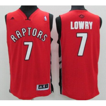 Toronto Raptors #7 Kyle Lowry Revolution 30 Swingman Red Jersey