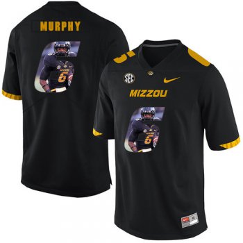 Missouri Tigers 6 Marcus Murphy III Black Nike Fashion College Football Jersey