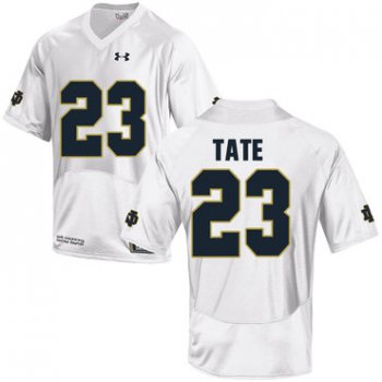 Notre Dame Fighting Irish 23 Golden Tate White College Football Jersey