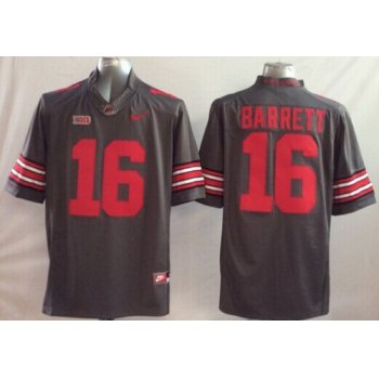 Ohio State Buckeyes #16 J.T. Barrett 2014 Gray Limited Jersey