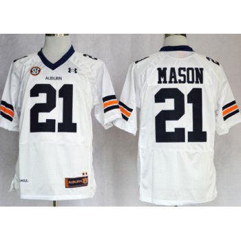 Auburn Tigers #21 Tre Mason White Jersey