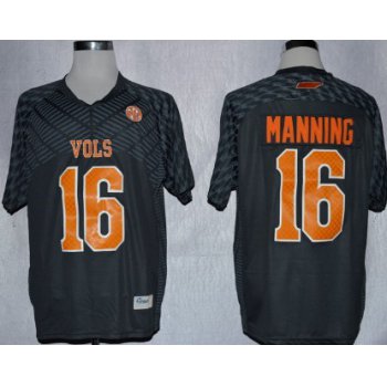 Tennessee Volunteers #16 Peyton Manning 2013 Gray Jersey