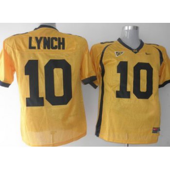 California Golden Bears #10 Lynch Yellow Jersey