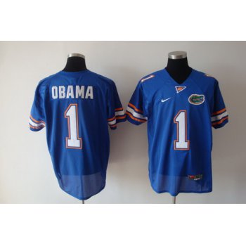 Florida Gators #1 Obama Blue Jersey