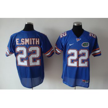 Florida Gators #22 E.Smith Blue Jersey