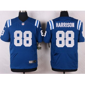 Men's Indianapolis Colts #88 Marvin Harrison Royal Blue Retired Player NFL Nike Elite Jersey